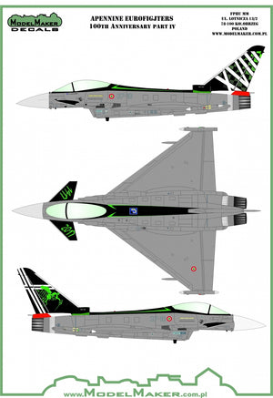 ModelMaker Decals D48144 Apennine Eurofighters Part 4 1/48