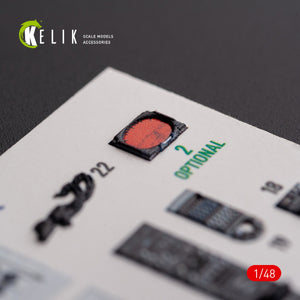 KELIK K48099 A-6A Intruder - interior 3D decals for HobbyBoss kit 1/48 – immagine 5