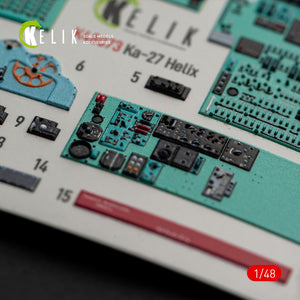 KELIK K48073 Ka-27 Helix interior 3D decals for HobbyBoss kit 1/48 – immagine 5