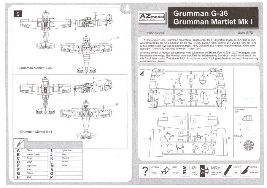 AZ Model AZ7322 Grumman G-36A 1/72 – Bild 3