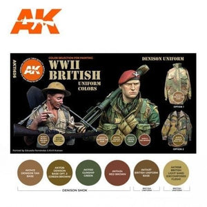 AK Interactive AK11636 WWII BRITISH UNIFORM COLORS – immagine 2