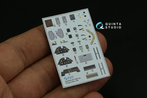 Quinta Studio QD48240 Bf 109E-3/4 3D-Printed &amp;amp; coloured Interior on decal paper ( Wingsy kits) 1/48 – Bild 10