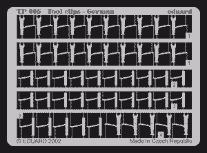 Eduard TP005 Tool Clips German 1/35