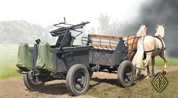 ACE 72510 If. Wagon à 5 chevaux (Type 36) avec Zwillingslafette 36 (1/72)
