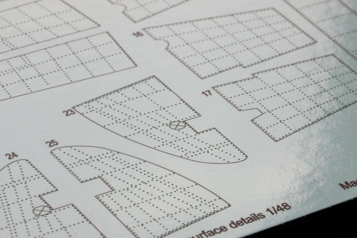 Eduard ER48003 P-38J raised rivets &amp;amp; surface details TAMIYA 1/48 – immagine 5
