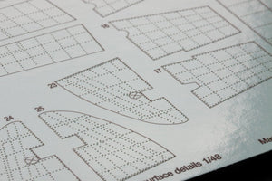 Eduard ER48003 P-38J raised rivets &amp;amp; surface details TAMIYA 1/48 – immagine 5