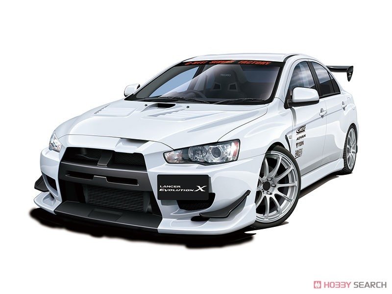 Aoshima 05897 Mitsubishi Lancer Evo &amp;#39;07 1/24 – immagine 6