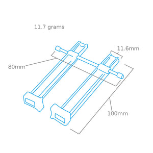 Modelcraft PCL8710-2 Small Multi Clamps (40mm) x 2 – immagine 2