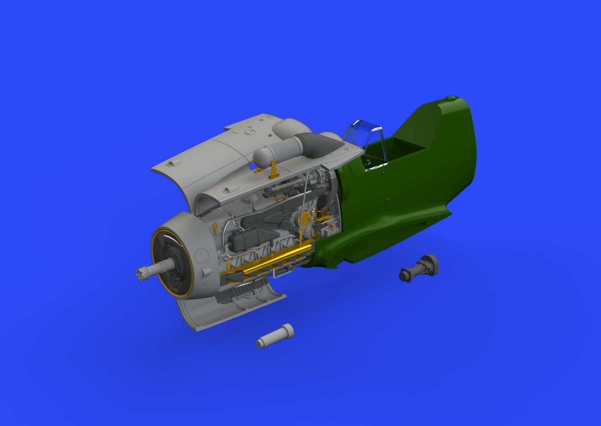 Moteur Bf 109G-6 Eduard 648406 TAMIYA 1/48 – image 2