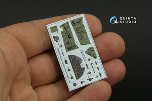 Quinta Studio QD48287 Hawker Hurricane family 3D-Printed &amp;amp; coloured Interior on decal paper (Airfix) 1/48 – immagine 4