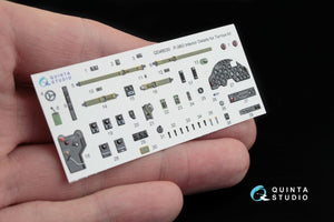 Quinta Studio QD48030 P-38G 3D-Printed &amp;amp; coloured Interior on decal paper (for Tamiya kit) 1/48 – immagine 2