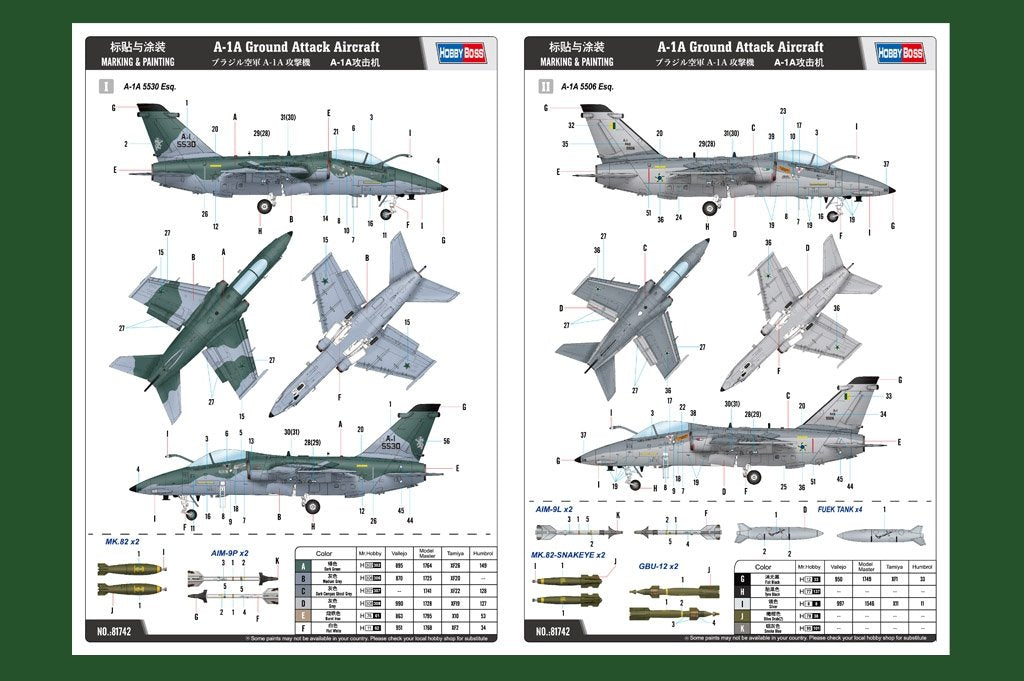 Hobby Boss 81742 A-1A Ground Attack Aircraft 1/48 – immagine 2
