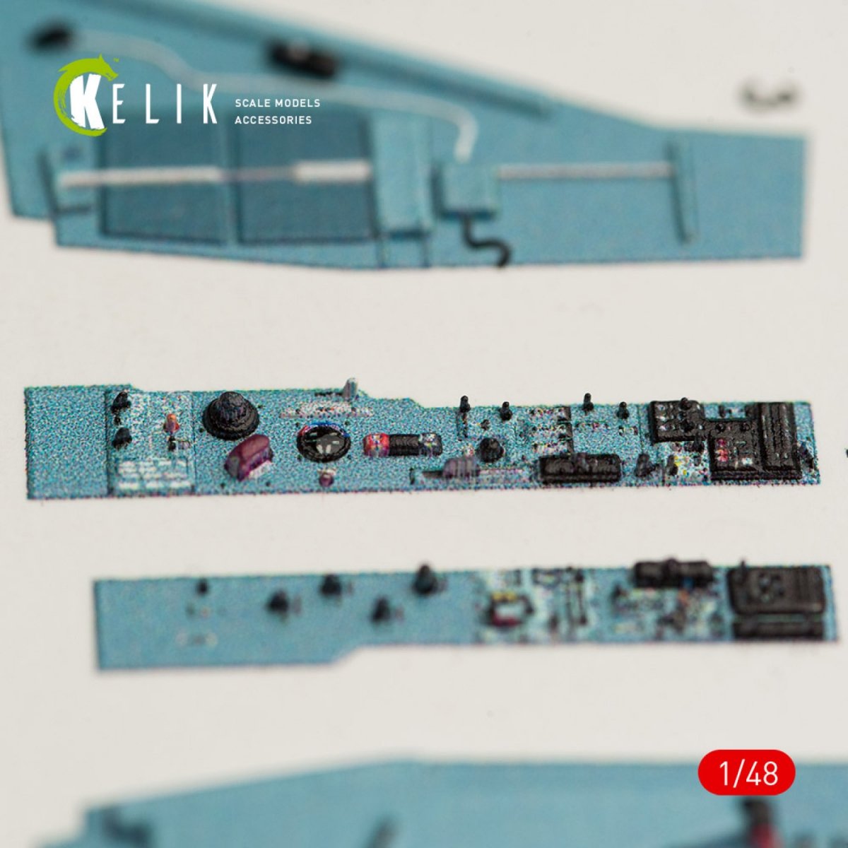 Décalcomanies 3D intérieures KELIK K48026 SU-25UB pour maquette SMER/KP au 1/48  – image 3
