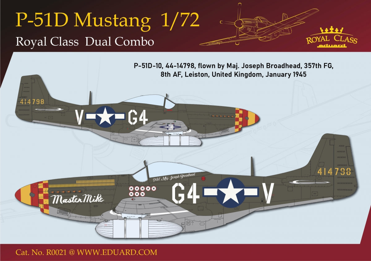 Eduard R0021 P-51D MUSTANG DUAL COMBO 1/72 – imagen 26