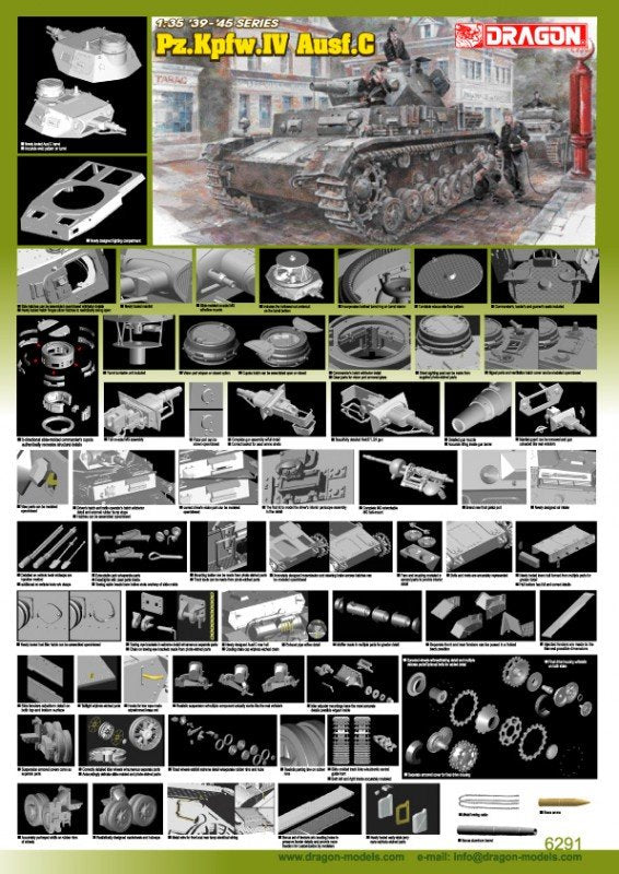 Dragon 6291 Pz.Kpfw. IV Ausf. C 1/35 – imagen 2