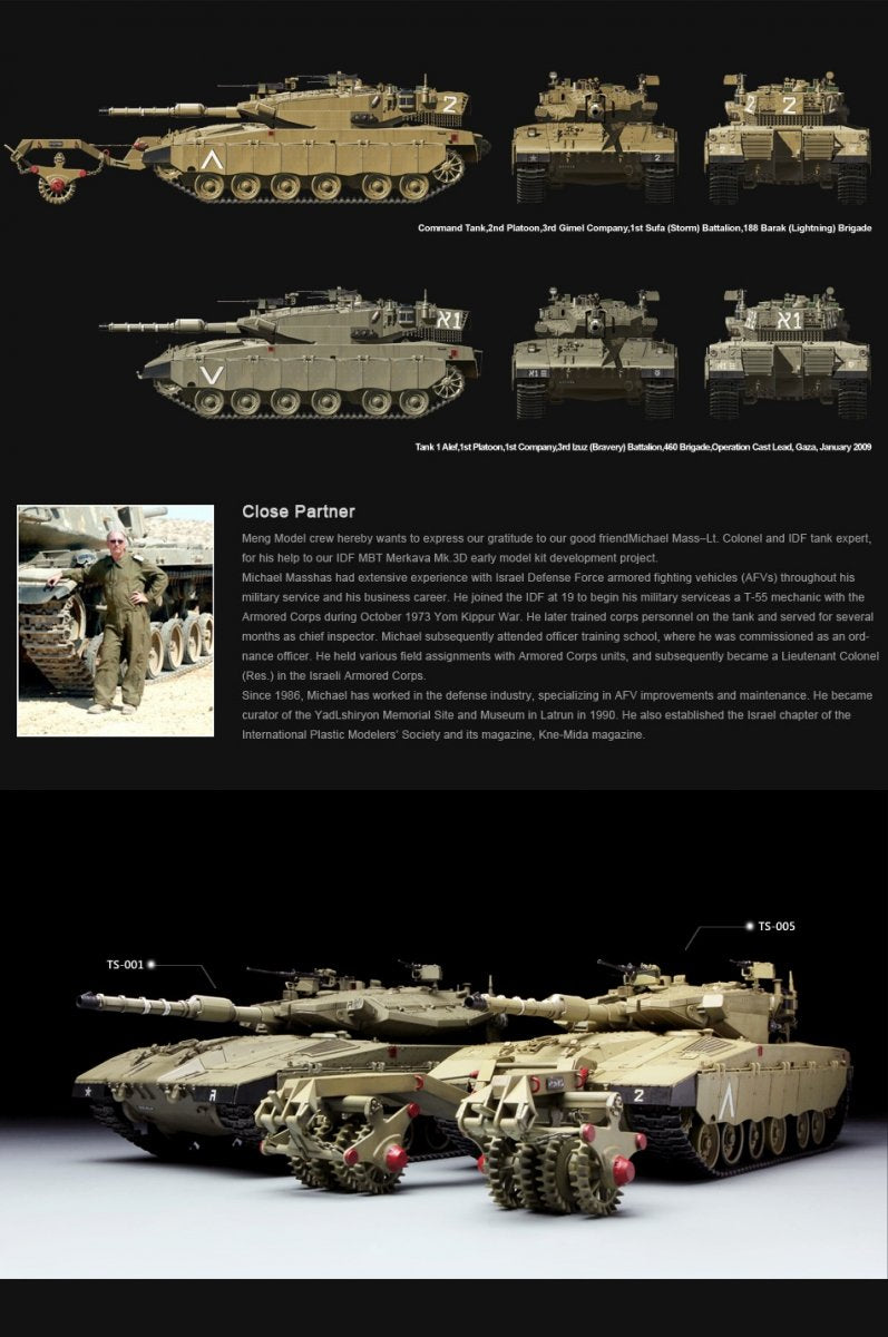 Meng modèle TS-005 Merkava Mk.3 BAZ (1/35) – image 12