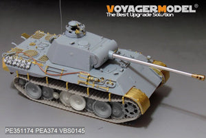 Voyager Model PE351174 WWII German Panther A early ver. Basic（For MENG TS-046）1/35 – Bild 11