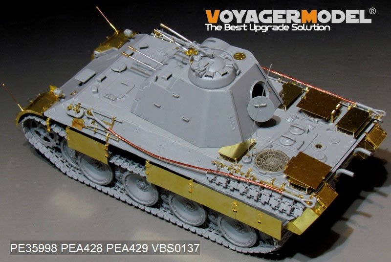Voyager Model PE35998 WWII German FlaKPanzer V FlaKvierling 20mm MG 151/20 Basic For TAKOM 2105 1/35 – immagine 8