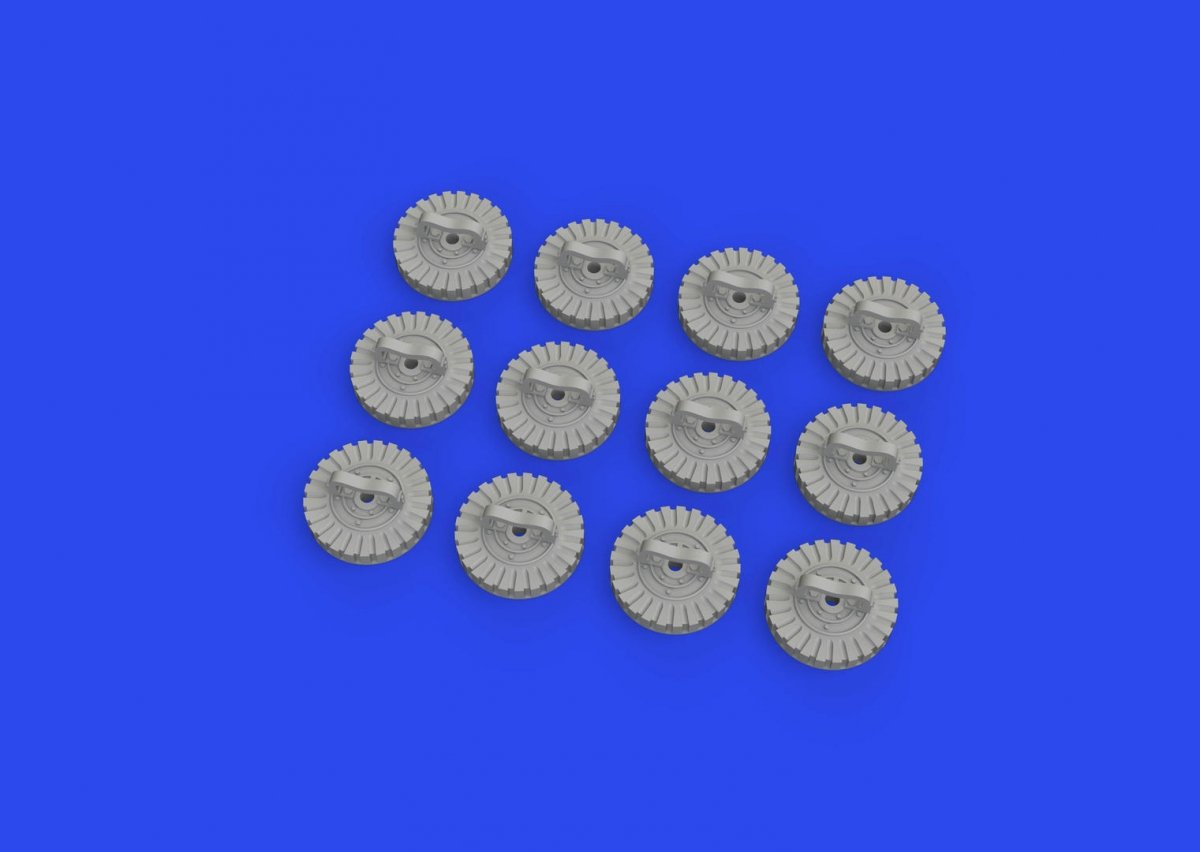 Chargeurs de munitions Eduard 648867 pour Lewis 47 cartouches, échelle 1/48  – image 2
