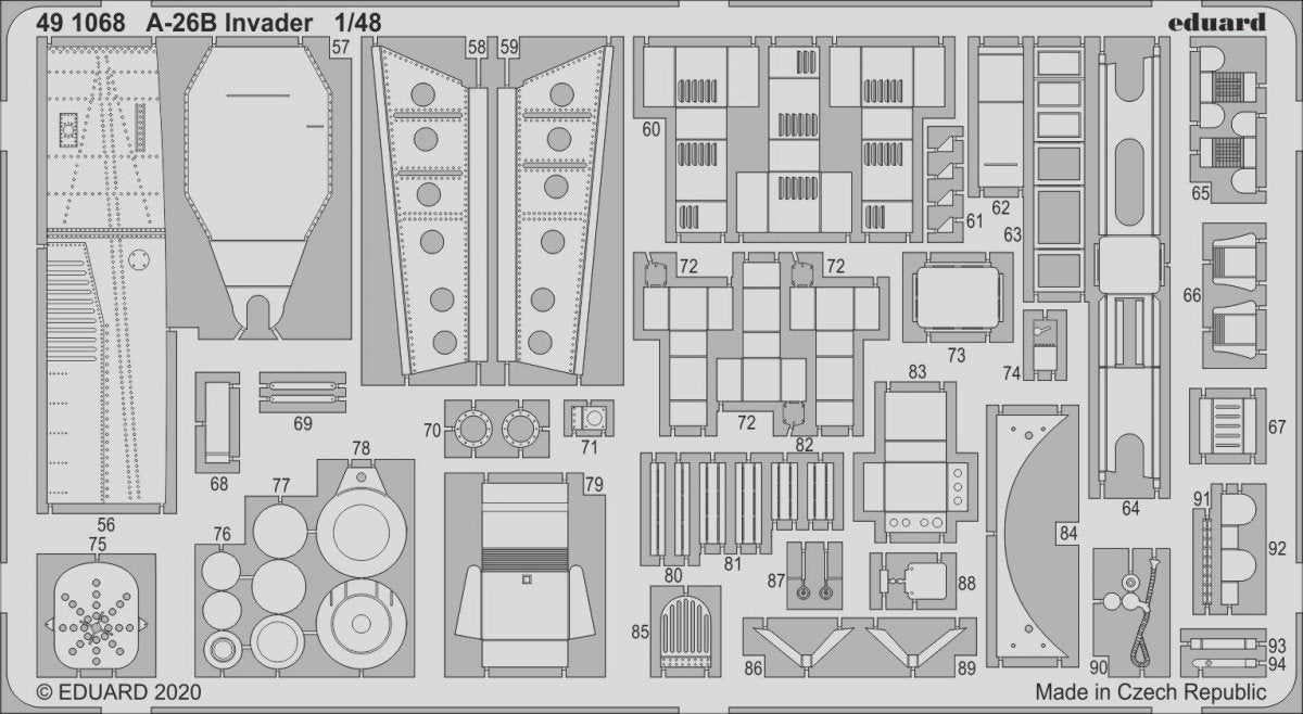 Eduard 491068 A-26B Invader 1/48 ICM – zdjęcie 2
