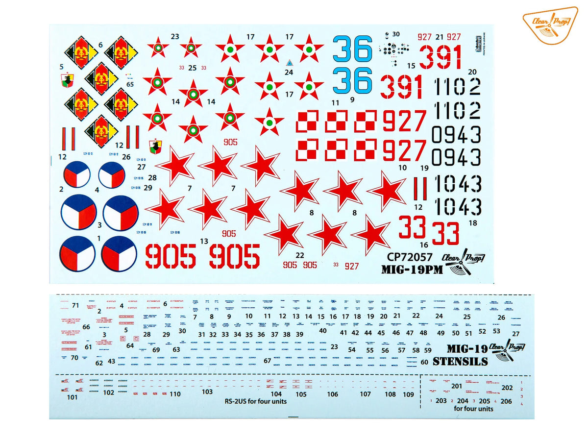 Clear Prop! CP72057 MiG-19 PM 1/72 – image 38