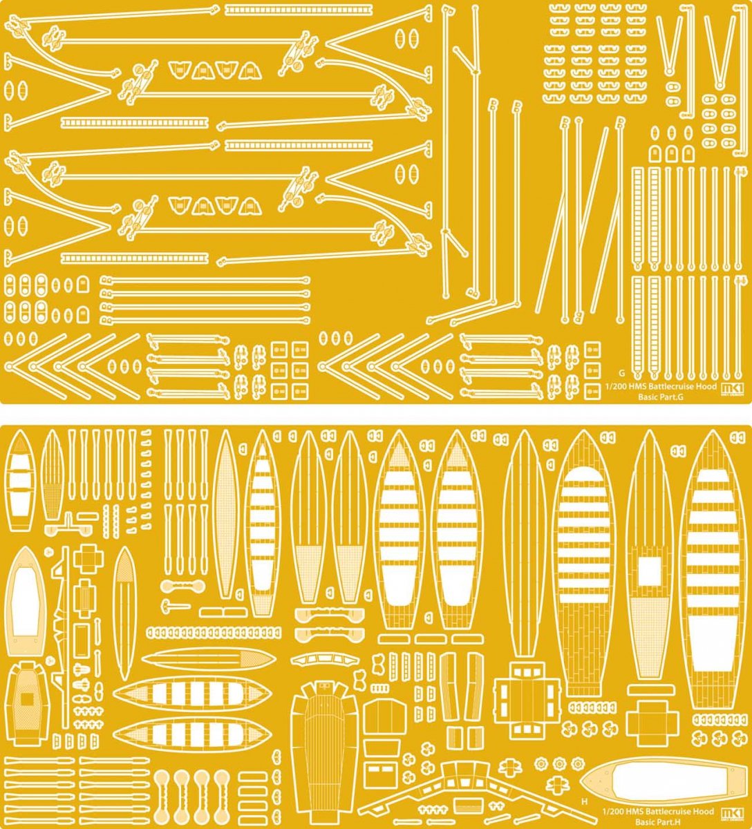 MK1 Design MD-20016 HMS Hood Value Pack 1/200 – image 2