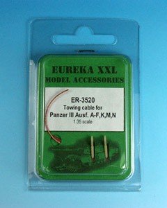 Eureka XXL ER-3520 Towing cable for PzKpfw-III Ausf. A-F, K, M, N 1/35