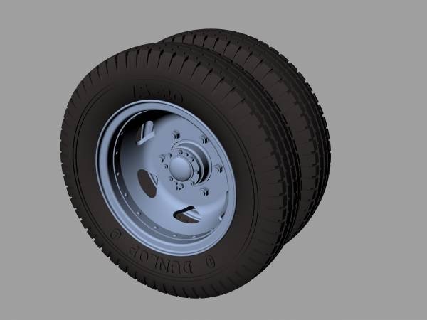 Panzer Art RE35-375 Opel Blitz road wheels early (commercial pattern) 1/35 – immagine 2