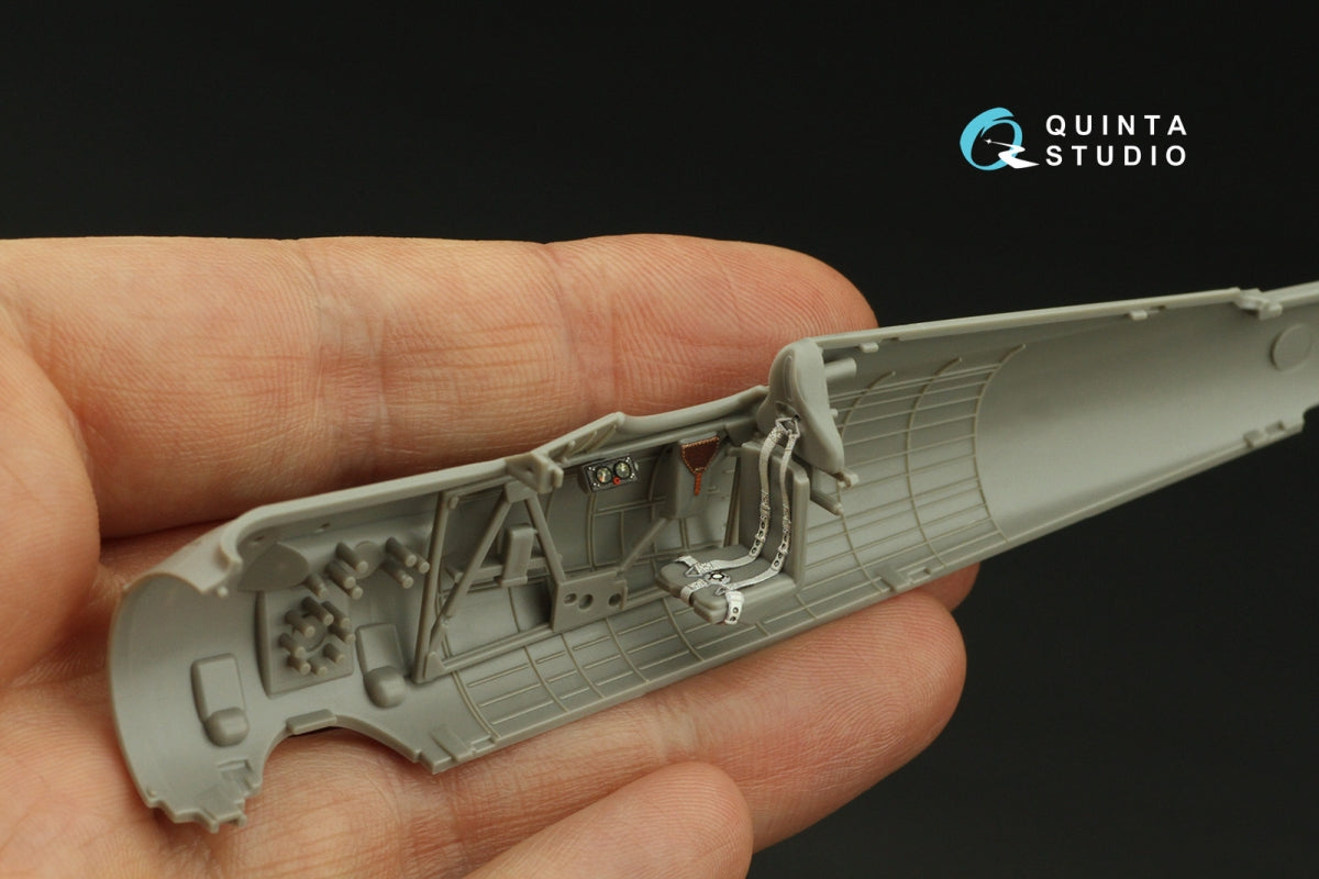 Quinta Studio QD48335 PZL P.11c 3D-Printed &amp;amp; coloured Interior on decal paper (Arma Hobby) 1/48 – immagine 9