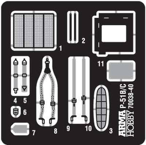 Arma Hobby 70040 F-6C Mustang™ Expert Set 1/72 – image 4
