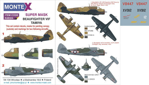 Montex K48324 BEAUFIGHTER VIF 1/48