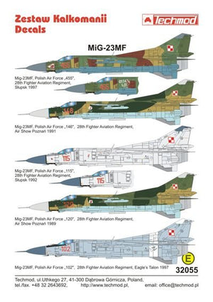 Techmod 32055 MiG-23MF 1/32 – imagen 2