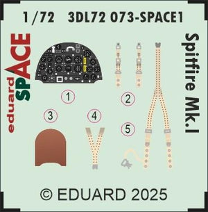 Eduard 3DL72073 Spitfire Mk.I SPACE IBG 1/72