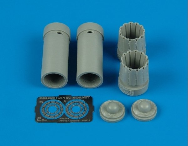 Buses d'échappement Aires 7186 F/A-18C - ouvertes 1/72 HASEGAWA