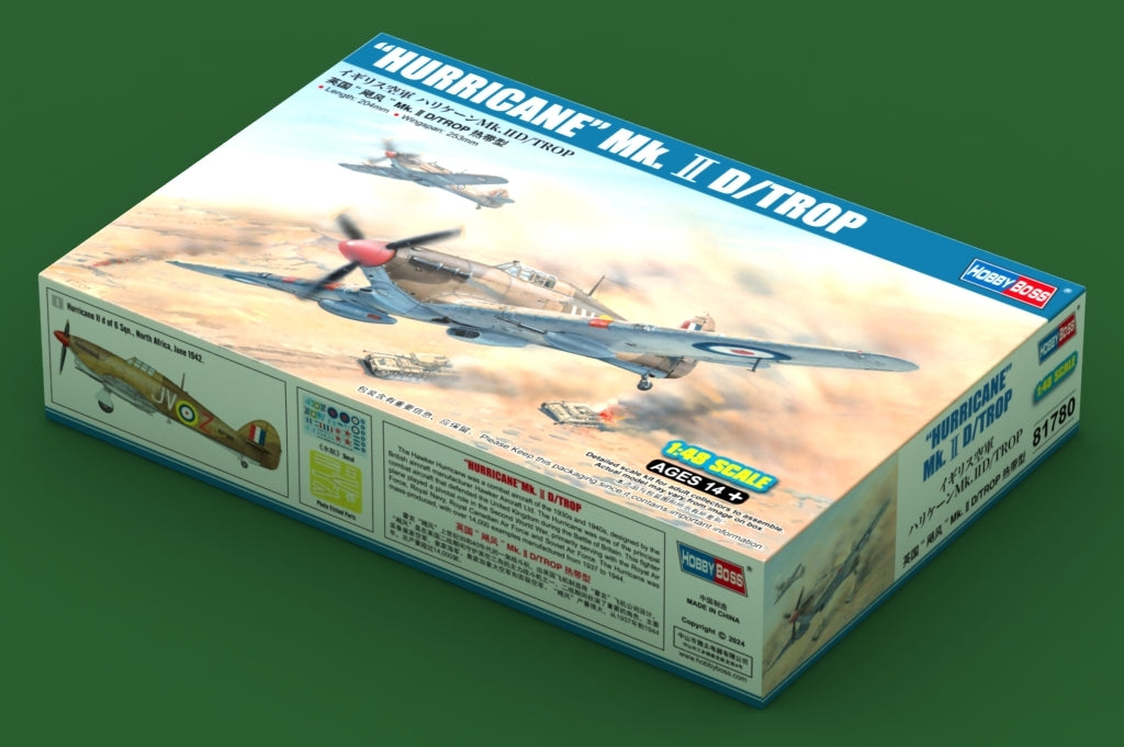 Hobby Boss 81780 HURRICANE Mk.ⅡD/TROP 1/48 – Bild 2