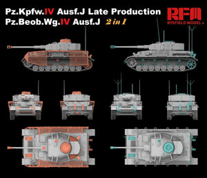 Rye Field Model 5033 Pz.Kpfw.IV Ausf.J Late Production/ Pz.Beob.Wg.IV Ausf.J 2 in 1 1/35 – immagine 4