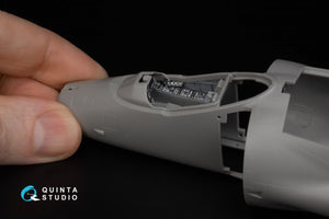 Quinta Studio QD48343 Sea Harrier FRS.1 3D-Printed &amp;amp; coloured Interior on decal paper (Kinetic) 1/48 – immagine 10