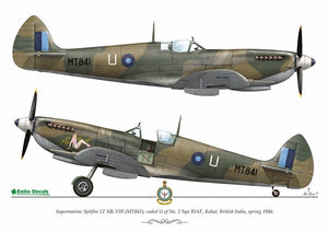 Exito ED48003 DECALS Sexy Spitfires - Supermarine Spitfire LF Mk Vb - VIII - IXe 1/48 – Bild 5