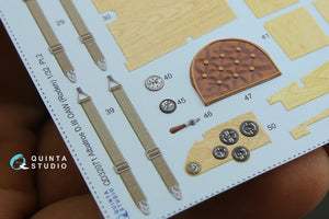 Quinta Studio QD32071 Albatros D.III OAW 3D-Printed &amp;amp; coloured Interior on decal paper (for Roden kit) 1/32 – imagen 3