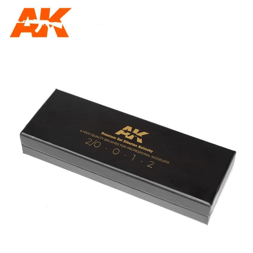 AK Interactive AKSK-10 PREMIUM SIBERIAN KOLINSKY BRUSHES DELUXE CASE – Bild 2