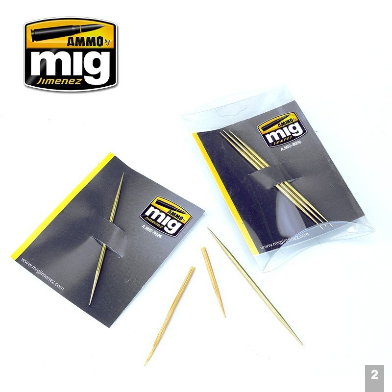 AMMO of Mig Jimenez 8026 BRASS TOOTHPICKS – zdjęcie 2