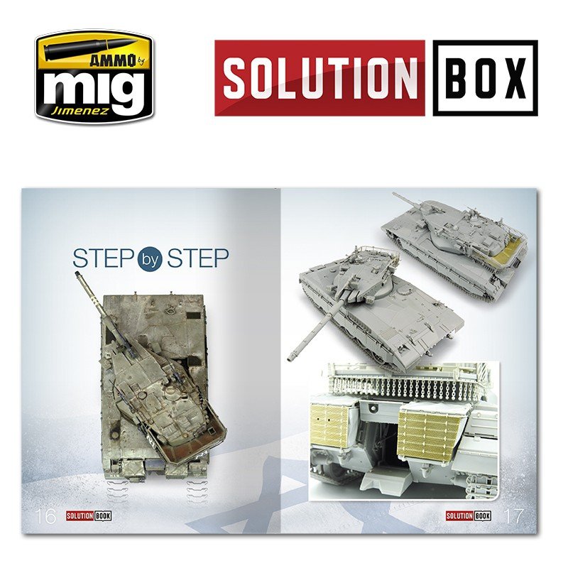Ammo of Mig 6501 SOLUTION BOOK HOW TO PAINT IDF VEHICLES (Multilingual) – immagine 3