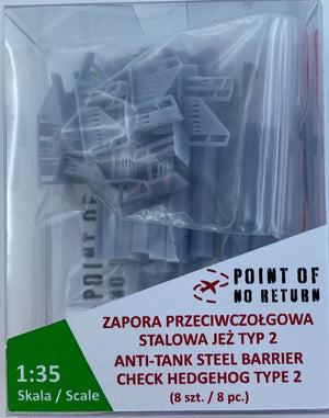 Point of no Return 3522015 Barykada przeciwczołgowa typu jeż 2 1/35 – zdjęcie 8