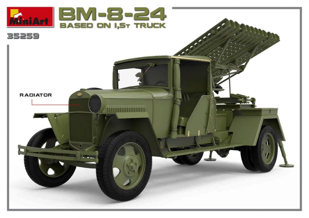 MiniArt 35259 Soviet Rocket Launcher BM-8-24 1/35 – image 14