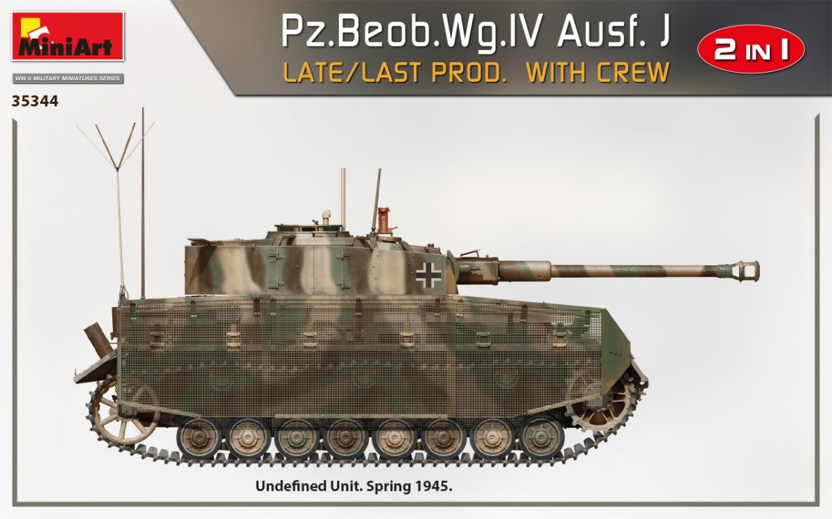 MiniArt 35344 Pz/Beob.Wg.IV Ausf. J Late/Last Prod. 1/35 – immagine 7