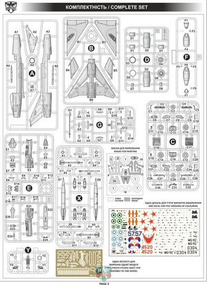 Modelsvit 72042 MiG-21 F-13 Supersonic jet fighter 1/72 – Bild 6