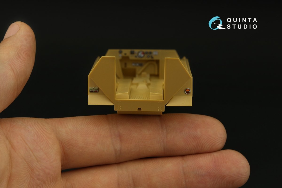 Quinta Studio QD48293 Sd.Kfz 251/1 Ausf.D 3D-Printed &amp;amp; colored Interior on decal paper (Tamiya) 1/48 – image 5