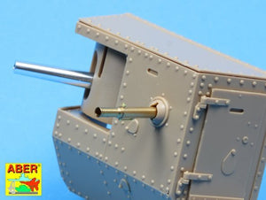 Aber 35L-155 Barrels for British WWI Tank Mark IV – Male 1/35 – immagine 3