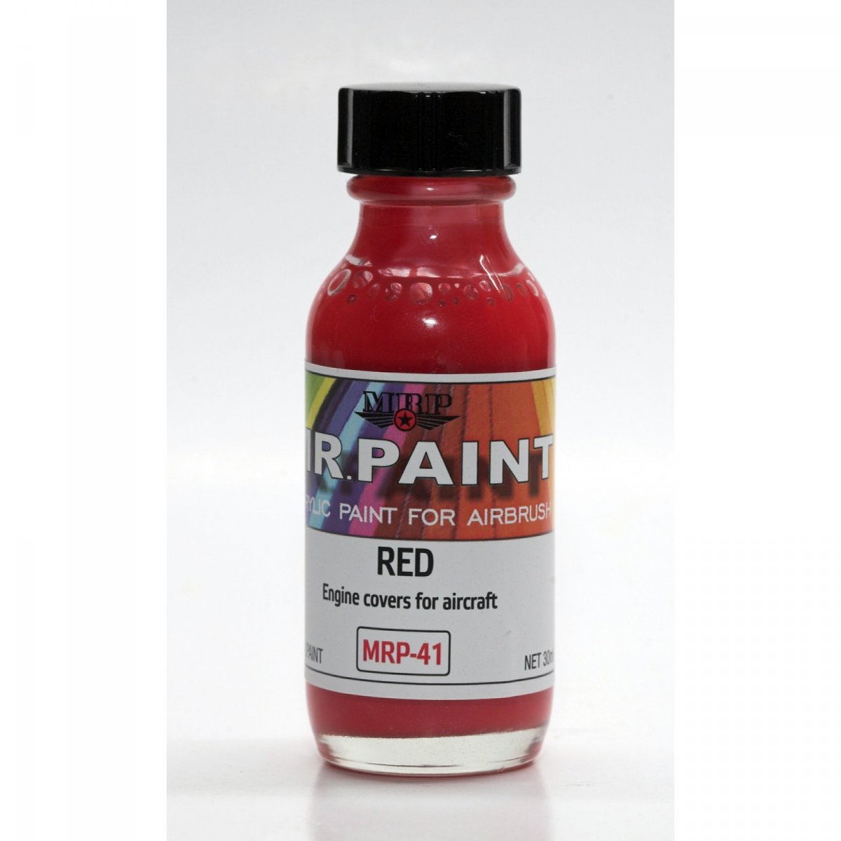 Peinture MR. Paint MRP-041 Rouge Couvercles de moteur pour avions 30 ml – image 2