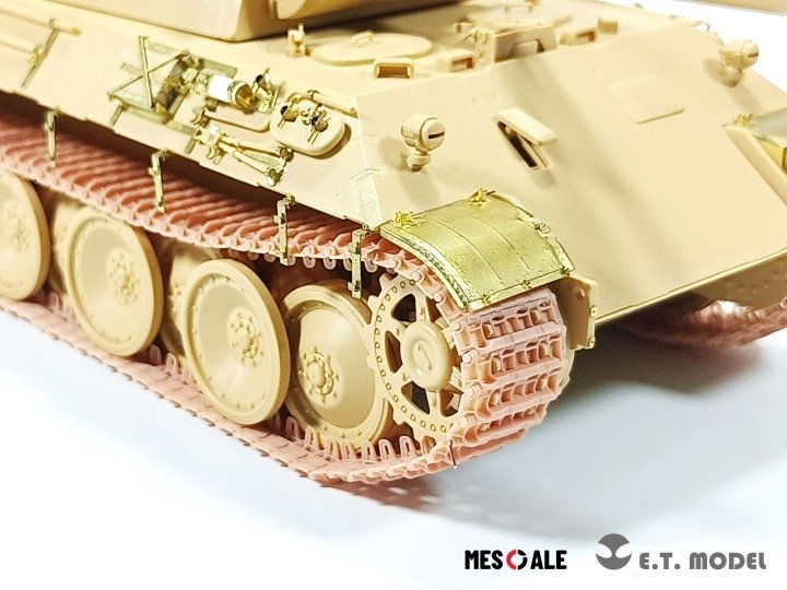 E.T. Model P35-002 P35-002 WWII German Pz.Kpfw.V &amp;quot;PANTHER&amp;quot; Early Workable Track (3D Printed) 1/35 – immagine 6